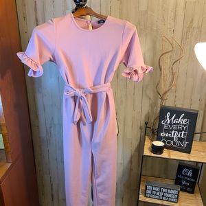 Boohoo maternity jumper. Size 4. Rose color